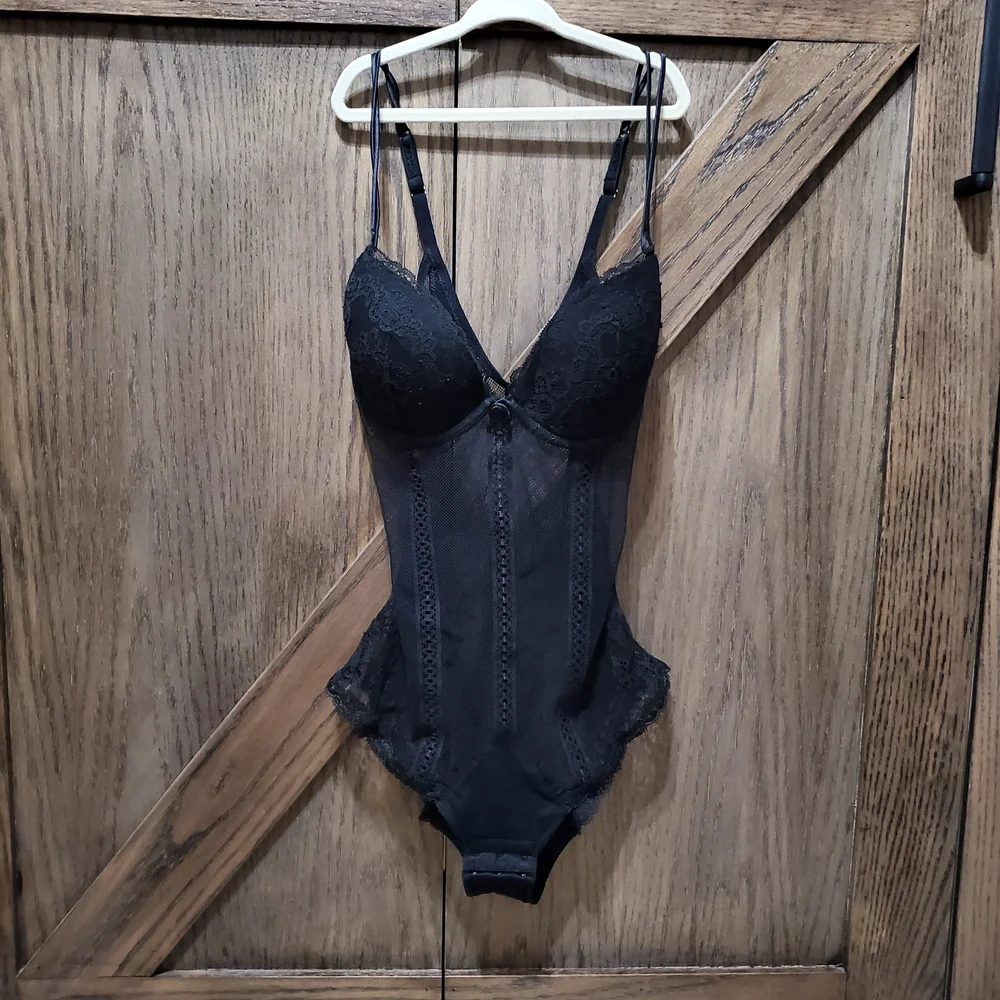 La Perla Black Lace Bodysuit - Picture 1 of 4